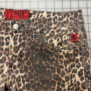 Tripp NYC Leopard Print Women's Jeans